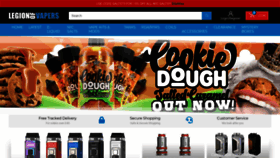 What Legionofvapers.com website looked like in 2021 (2 years ago)