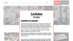 What Lesechos-etudes.fr website looked like in 2021 (2 years ago)
