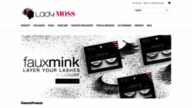 What Ladymoss.com website looked like in 2021 (2 years ago)