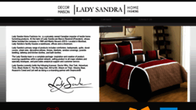 What Ladysandra.com website looked like in 2021 (2 years ago)