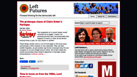 What Leftfutures.org website looked like in 2021 (2 years ago)