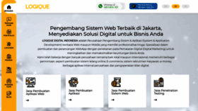 What Logique.co.id website looked like in 2021 (2 years ago)