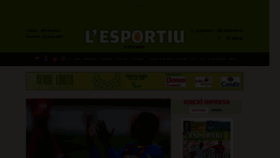 What Lesportiudecatalunya.cat website looked like in 2021 (2 years ago)
