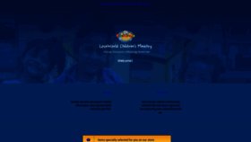 What Loveworldchildrensministry.org website looked like in 2021 (2 years ago)