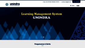 What Lms.unindra.ac.id website looked like in 2021 (2 years ago)