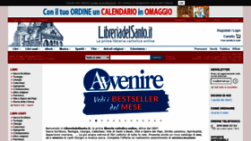 What Libreriadelsanto.it website looked like in 2021 (5 years ago)