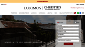 What Luximos.pt website looked like in 2021 (2 years ago)