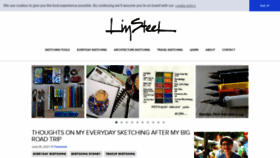 What Lizsteel.com website looked like in 2021 (2 years ago)