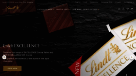 What Lindt.com.au website looked like in 2021 (2 years ago)