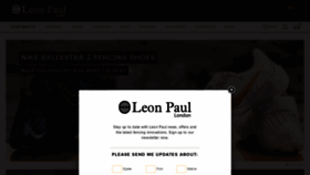 What Leonpaul.com website looked like in 2021 (2 years ago)