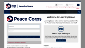 What Learning.peacecorps.gov website looked like in 2021 (2 years ago)