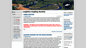 What Leightonangling.co.uk website looked like in 2021 (2 years ago)