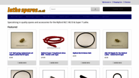 What Lathespares.co.uk website looked like in 2021 (2 years ago)