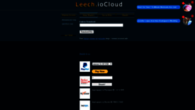 What Leech.iocloud.info website looked like in 2021 (2 years ago)
