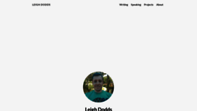 What Ldodds.com website looked like in 2021 (2 years ago)