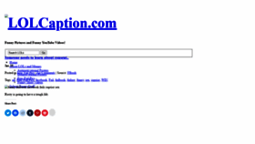 What Lolcaption.com website looked like in 2021 (2 years ago)