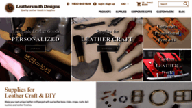 What Leathersmithdesigns.com website looked like in 2021 (2 years ago)