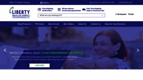 What Libertyhealthsupply.com website looked like in 2021 (2 years ago)