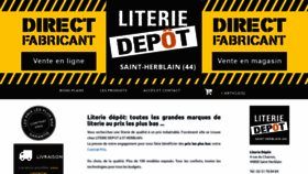 What Literie-depot.fr website looked like in 2021 (2 years ago)