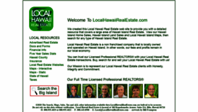 What Localhawaiirealestate.com website looked like in 2021 (2 years ago)