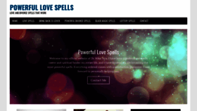What Lovepowerfulspells.com website looked like in 2021 (2 years ago)