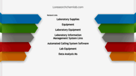 What Lsresearchchemlab.com website looked like in 2021 (2 years ago)