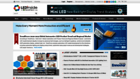 What Ledinside.com website looked like in 2021 (4 years ago)