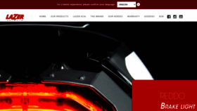 What Lazerhelmets.com website looked like in 2021 (2 years ago)