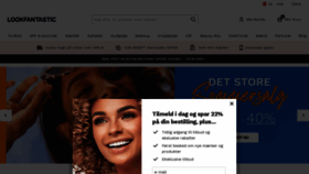 What Lookfantastic.dk website looked like in 2021 (2 years ago)