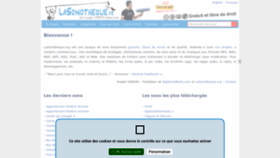 What Lasonotheque.org website looked like in 2021 (2 years ago)