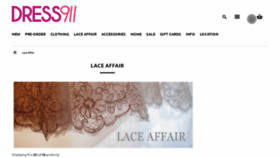 What Laceaffair.com website looked like in 2021 (2 years ago)