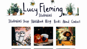 What Lucyflemingillustrations.com website looked like in 2021 (2 years ago)