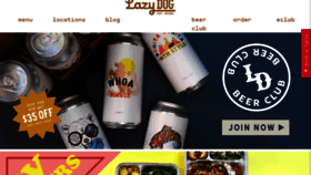 What Lazydogrestaurants.com website looked like in 2021 (2 years ago)