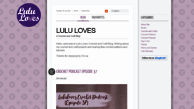 What Lululoves.co.uk website looked like in 2021 (2 years ago)