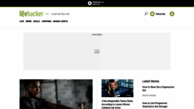 What Lifehacker.com.au website looked like in 2021 (2 years ago)