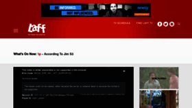 What Laff.com website looked like in 2021 (2 years ago)