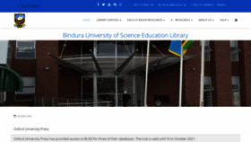 What Library.buse.ac.zw website looked like in 2021 (2 years ago)