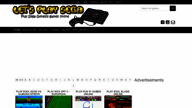 What Letsplaysega.com website looked like in 2021 (2 years ago)