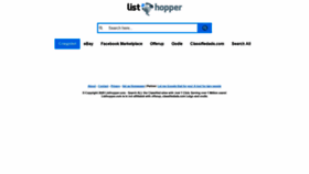 What Listhopper.com website looked like in 2021 (2 years ago)
