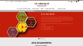 What Lechocolat-alainducasse.com website looked like in 2021 (2 years ago)