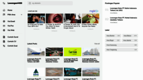 What Lowongan4400.com website looked like in 2021 (2 years ago)