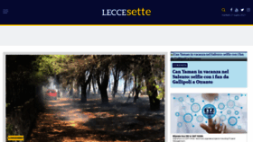 What Leccesette.it website looked like in 2021 (2 years ago)