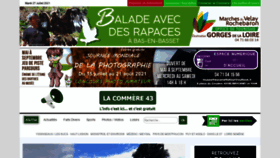What Lacommere43.fr website looked like in 2021 (2 years ago)