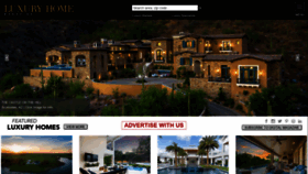 What Luxuryhomemagazine.com website looked like in 2021 (2 years ago)