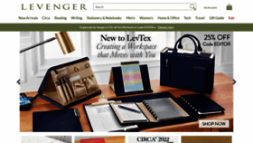What Levenger.com website looked like in 2021 (2 years ago)