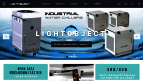 What Lightobject.com website looked like in 2021 (4 years ago)