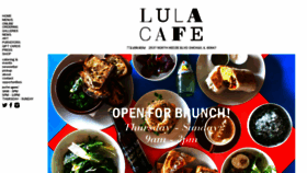 What Lulacafe.com website looked like in 2021 (2 years ago)