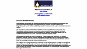 What Linuxforen.de website looked like in 2021 (2 years ago)