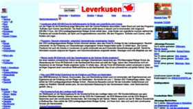 What Leverkusen.com website looked like in 2021 (2 years ago)