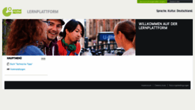 What Lernen.goethe.de website looked like in 2021 (2 years ago)